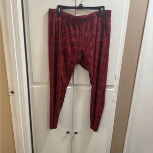 Apt. 9 XXL Red Plaid Leggings